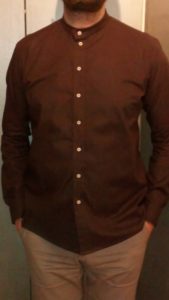 B2L Créations-chemise homme coton marron
