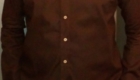 B2L Créations-chemise homme coton marron
